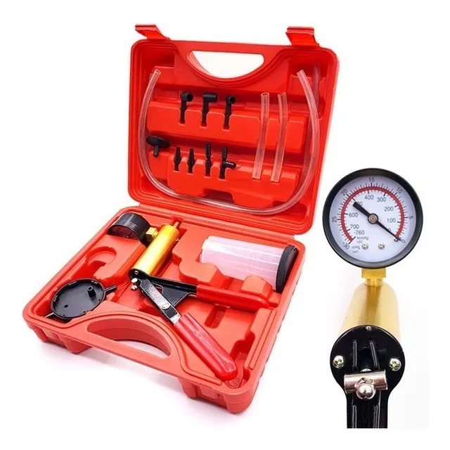 Kit Medidor Bomba Vacío Manual Purgador Purgar Frenos / Uss
