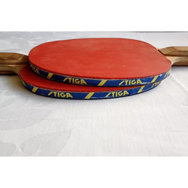 Stiga= 2 Raquetas =contact=usadas=ping Pong=cual Fotos