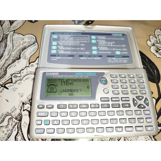 Agenda Electrónica Casio Sf-4900er 128kb