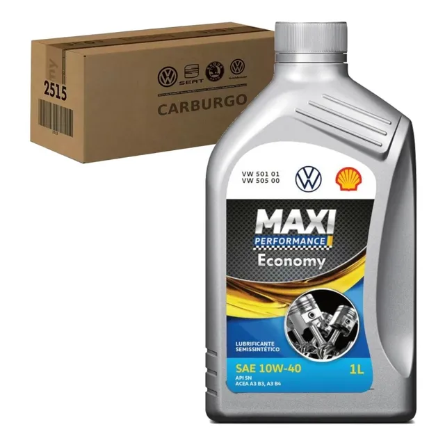 Oleo Shell Vw Maxi Economy 10w40 Norma 501/505 Semisintetico