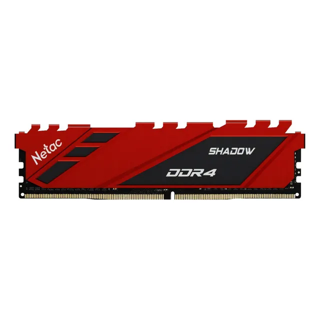 Memoria RAM Shadow gamer color rojo 16GB 1 Netac NTSDD4P32SP-16