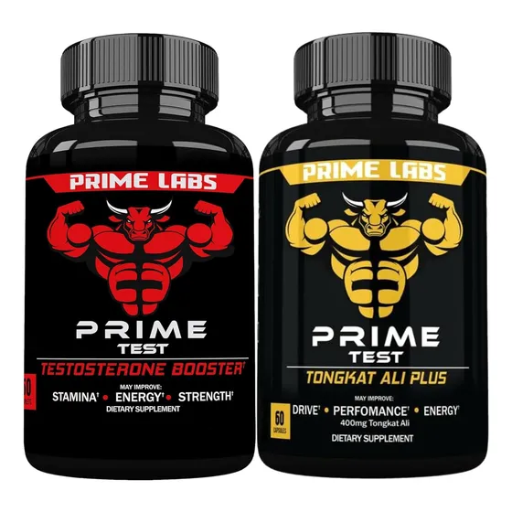 Prime Labs Repotenciador Testosterona Y Tongkat Ali  2 Pack