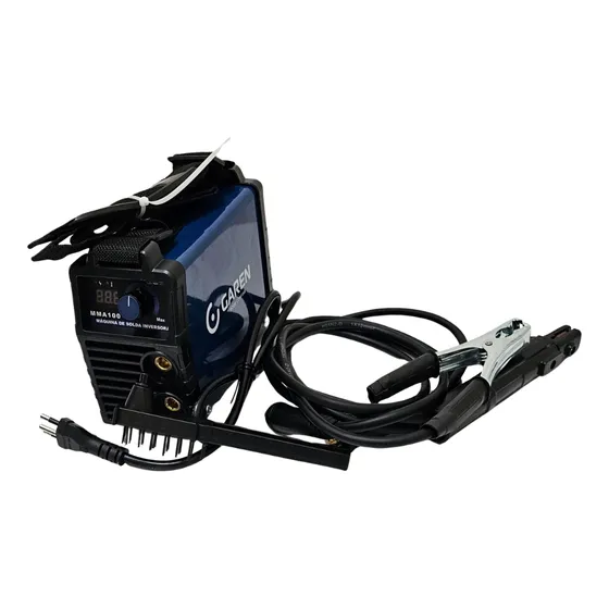 Soldadora Inverter Garen De 100amp Color Azul Frecuencia 50 Hz / 60 Hz