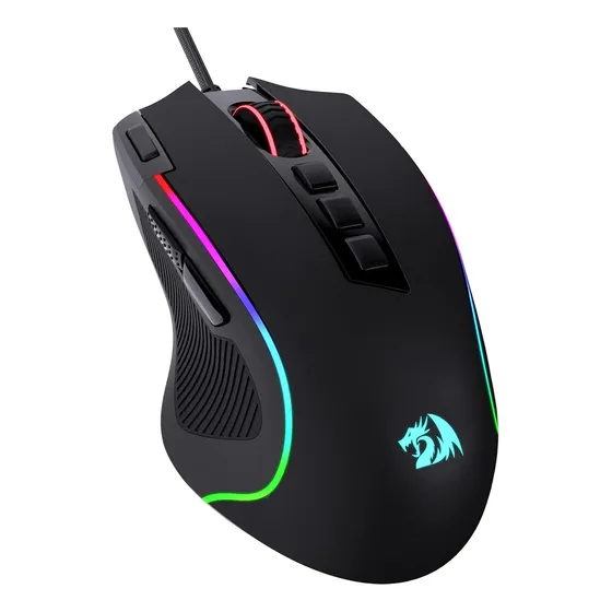 Mouse Gamer Redragon M612 Predator 8000dpi 11 Botones Rgb