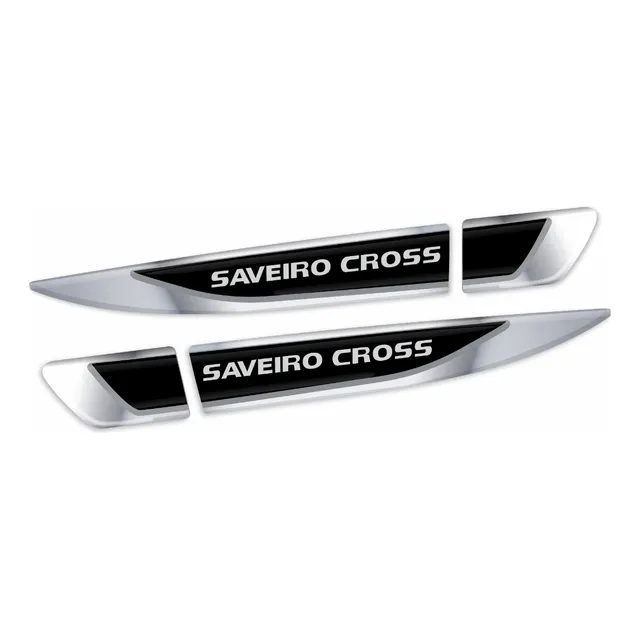 Adesivo Aplique Saveiro Cross Resinado Compatível F052