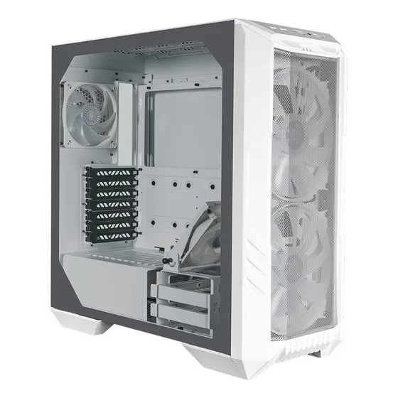 Caja E-atx Cooler Master Haf 500 Argb (blanco)