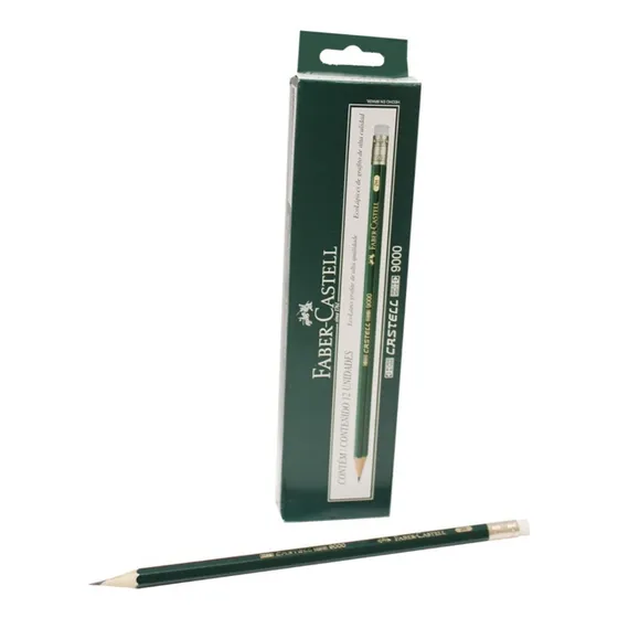 Lápiz Faber Castell  9000 8b Caja X - Unidad a $243