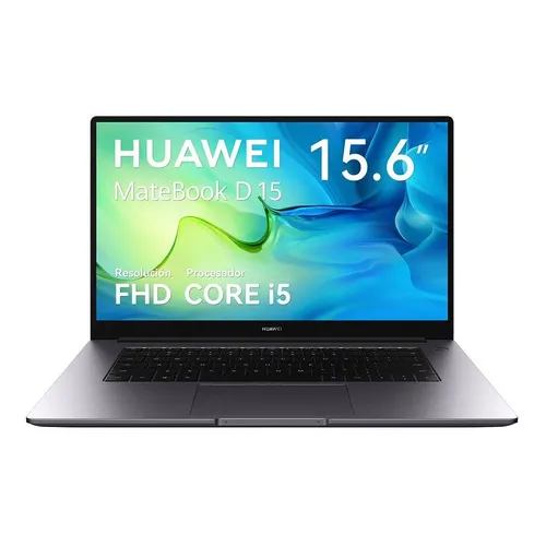 Laptop Huawei Matebook D15 15.6 Pulgadas Fhd 1920 Px X 1080 Px Intel Core I5-10210u 8 Gb Ram 512gb Ssd Windows 10 Home Space Gray