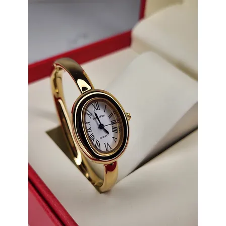 Relogio Feminino Bracelete Dourado