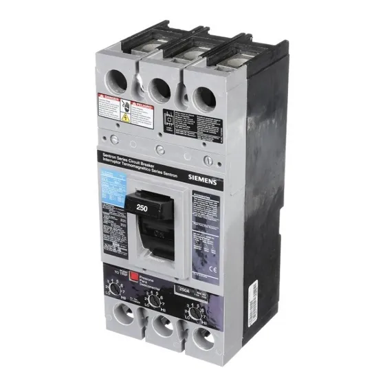 Interruptor Siemens Termomagnético Fxd 3p 250a Mx:fxd63b250l