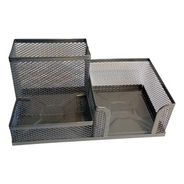 Organizador Escritorio Metal Malla Lapicero Porta Taco