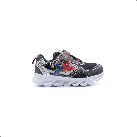 Zapatillas Footy Siderman Luces Sp670 Niños Abrojo