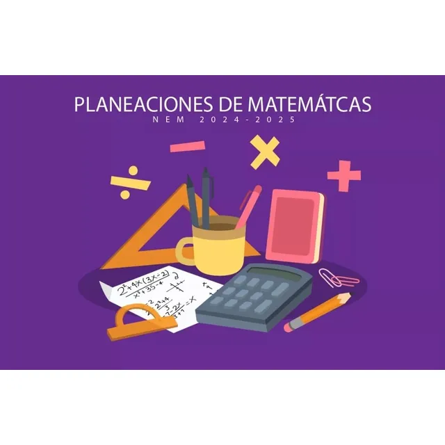 Planeaciones Secundaria Matemáticas Nem Ciclo 2024-2025