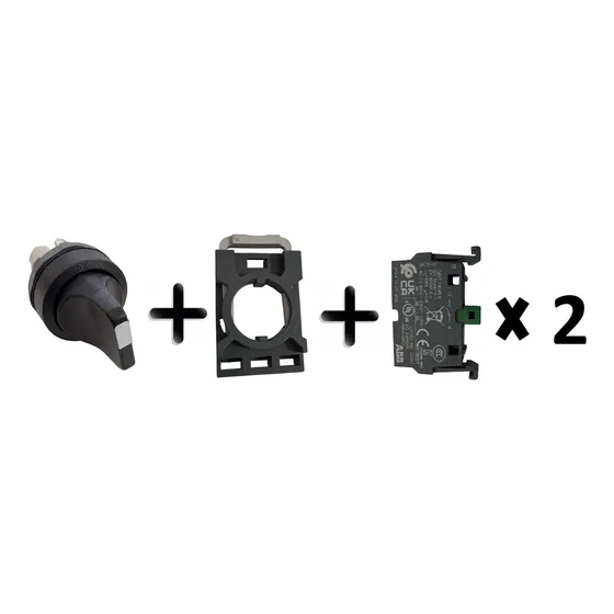 Kit Selector M3ss1-10b + Base Mcbh-00 + 2 Mcb-10 Na