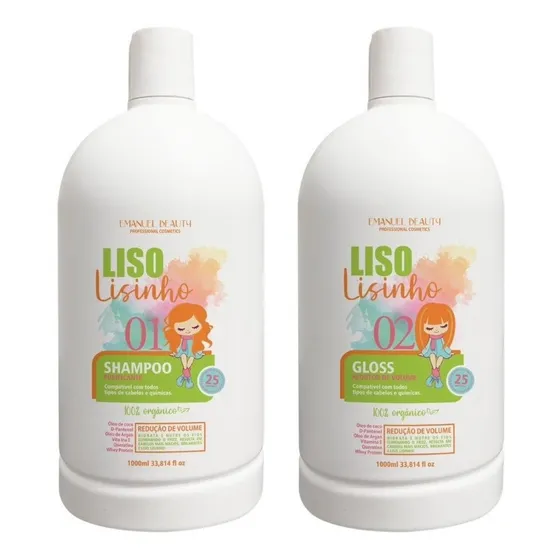 Tratamento Profissional Liso Lisinho 100% Originais