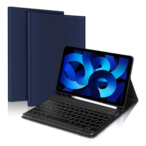 Estuche Azul Con Teclado Samsung Tab A9 Plus 11 