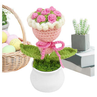 Flores De Ganchillo Maceta De Ganchillo Ramo De Flores Hecho Flores De Ganchillo Maceta De Ganchillo Ramo De Flores Hecho