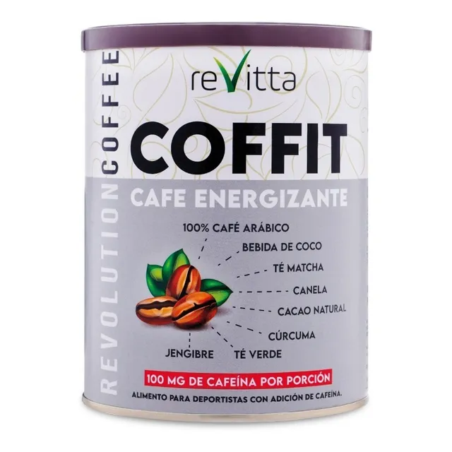 Café Energizante Coffit 300 Grs. 100mg Cafeína Por Porción