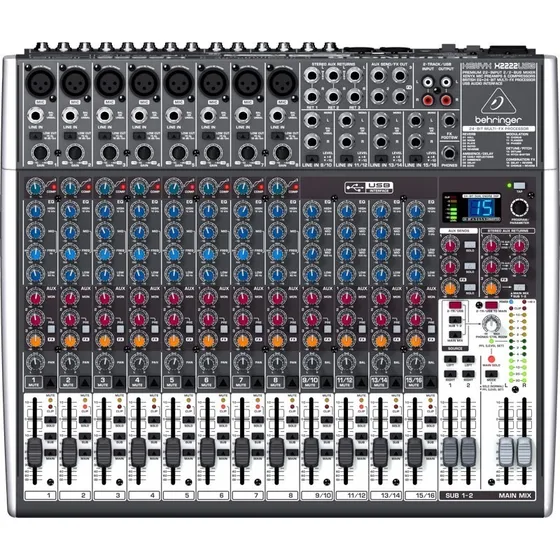 Behringer X2222usb Consola Mezcladora 22 Entrada