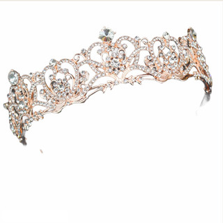 Corona Tiara Cristales Tocado Novia Quince Xv Comunión N15 Corona Tiara Cristales Tocado Novia Quince Xv Comunión N15