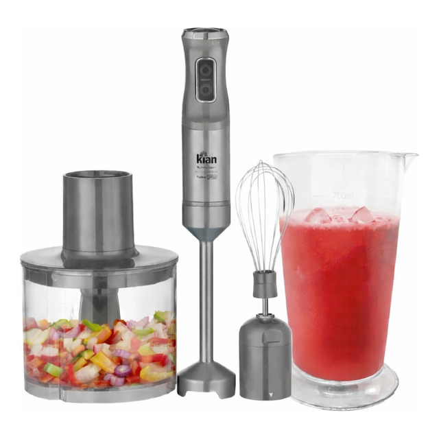 Mixer Chef Casa 3 Em 1 Turbo Potente 1000w Processador Triturador Com Fuet Batedor De Clar...