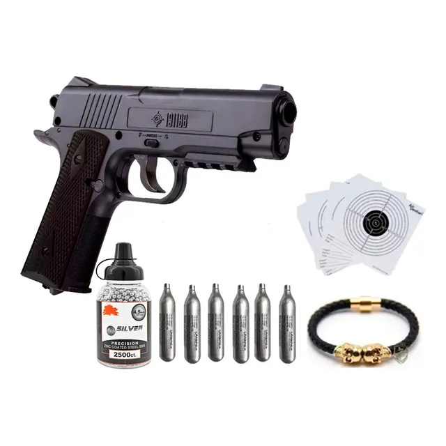 Pistola Crosman 1911 .177 1911 Co2 1500 Bbs Postas Balines