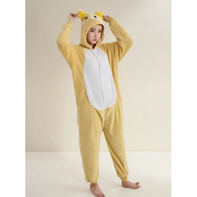 Pijama Cosplay Original Oso Rilakkuma Kigurumi Entrega Inmed