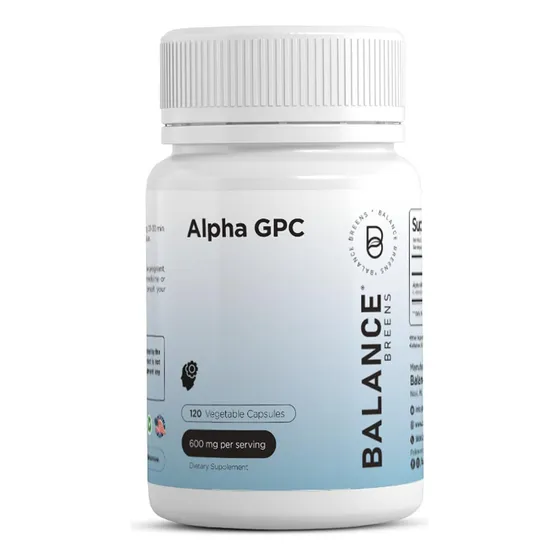 Supplement Balance Breens Alpha Gpc Colina 600 Mg 120 Cápsul
