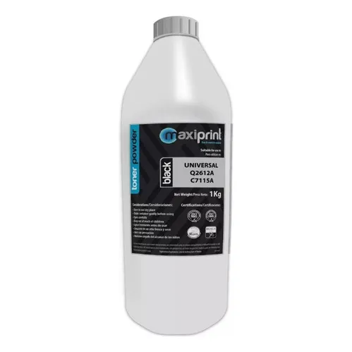 Toner Recarga Polvo Maxiprint Universal Hp 1 Kg 12a 15a