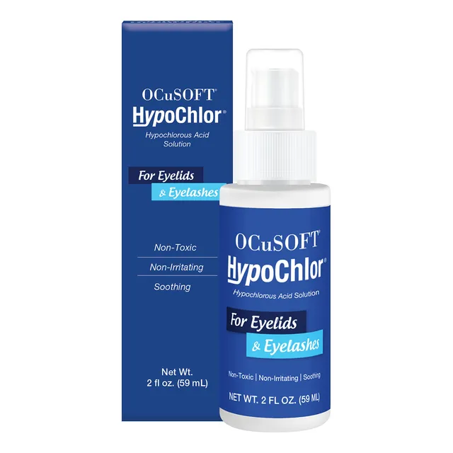 Solución Limpiadora De Párpados Ocusoft Hypochlor Spray 60 M