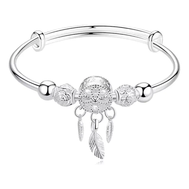 Pulsera Ajustable Atrapasueños Plata 925 