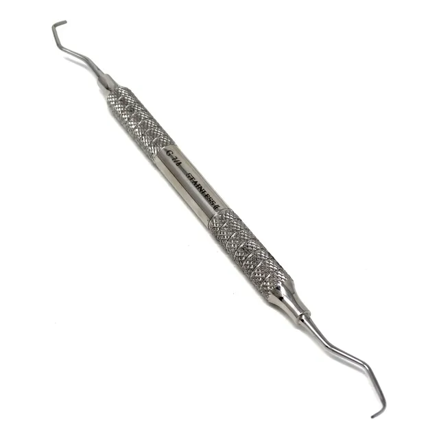 Periodontal Gracey Curette 7 8 Mango Hueco Acero Inoxidable