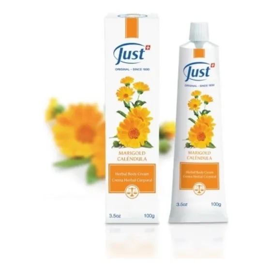 Crema De Calendula - 100g Just - Regenera La Piel -
