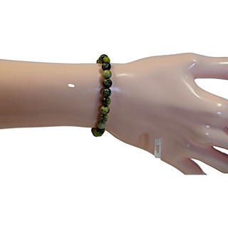 Pulsera Cuarzo Jaspe Amarillo Natural 6mm 6132 Pulsera Cuarzo Jaspe Amarillo Natural 6mm 6132