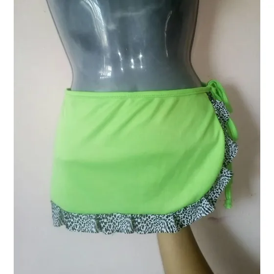 Pareo Talla 8 De Niña O Adolescente Color Verde 