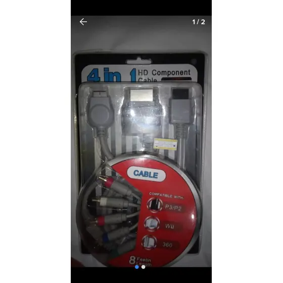 Cable Audio Vídeo Hd Para Ps2 , Ps3 , Exbox 360 , Wii