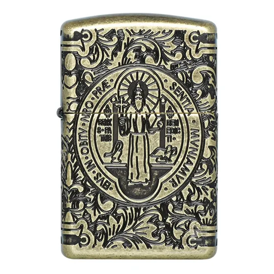 Isqueiro Zippo 29719 Constantine Armor® St. Benedict  