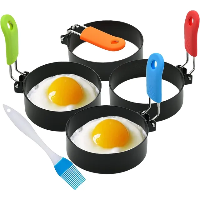 Juego De 4 Anillos Huevos Para Freír Y Moldear Huevos