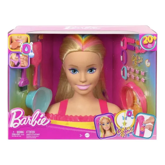 Barbie Busto De Muñeca Styling Head Color Reveal 20 Pzas
