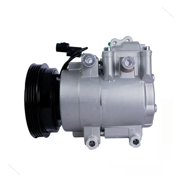 Compressor Ar Tucson 2.0 2010 A 2015 Modelo Halla Polia 4pk