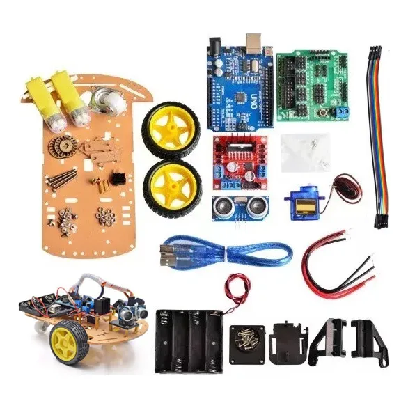 Kit De Chasis De Coche Smart Robot 2wd Para Arduino R3