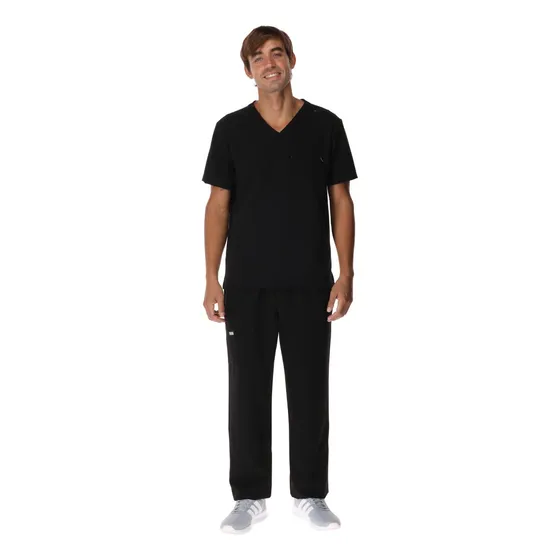 Mediform Conjunto Uniforme Médico Quirúrgico Hombre Negro