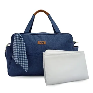 Bolsa Maternidade Mala BebĂȘ Mescla Grande Azul Marinho Hug Bolsa Maternidade Mala BebĂȘ Mescla Grande Azul Marinho Hug