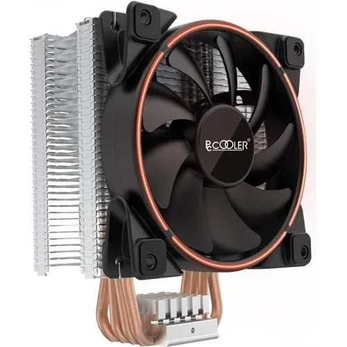 Disipador De Calor Pc Cooler Gi-x4 V2 Intel Amd Iluminación Led Rojo