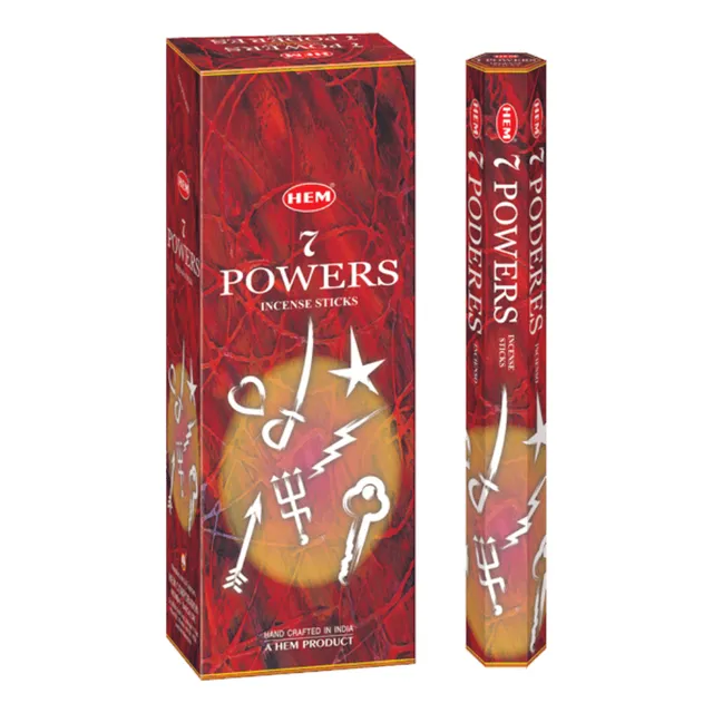 Sahumerios Hem De India Cajas X6 Hexagonales Aromas Varilla