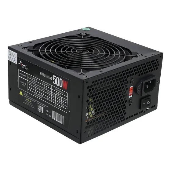 Knup KP-522 fonte de alimentação para PC de 500W