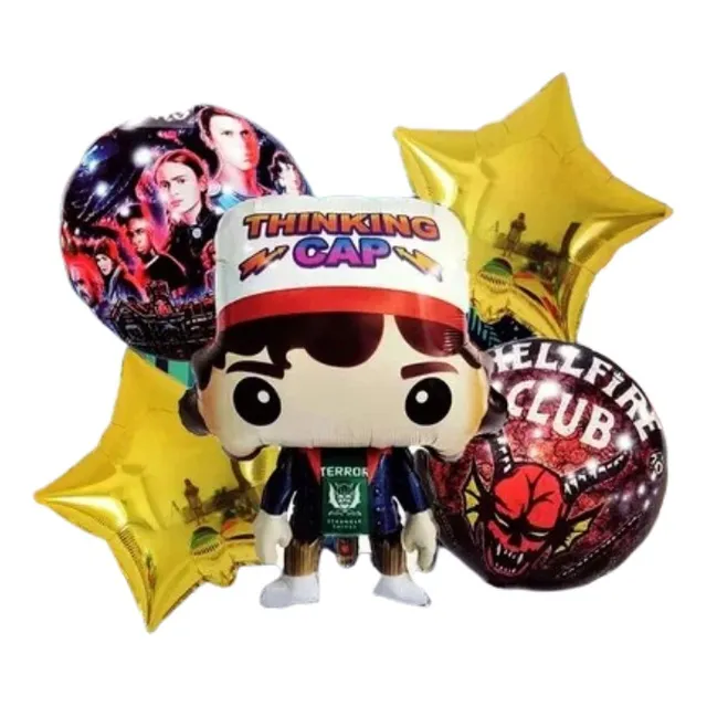 Bouquet 5 Globos Stranger Things Dustin