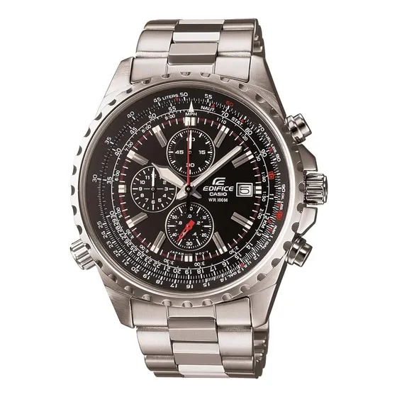 Casio Men's Ef527d-1av  Edifice  Stainless Steel Multi-fu...
