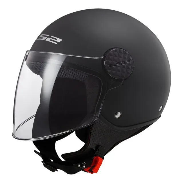 Casco Ls2 Semi Integral Sphere Negro Brillante 