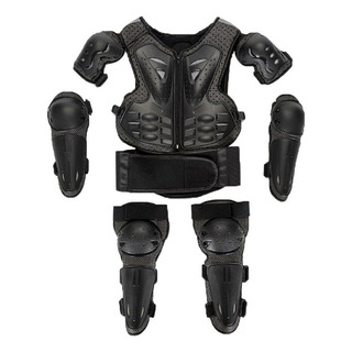 Pc Traje De Armadura De Motocicleta Infantil Com Protetor Pc Traje De Armadura De Motocicleta Infantil Com Protetor